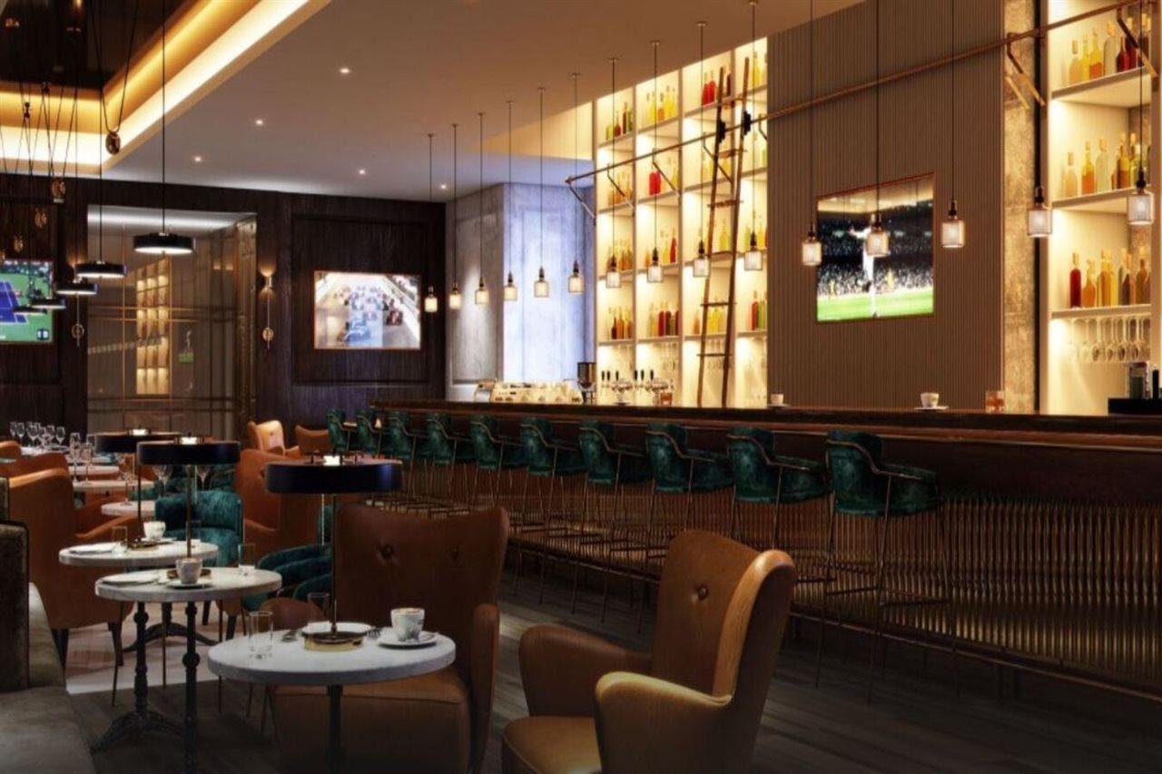 Paramount Hotel Midtown Dubai Ngoại thất bức ảnh The bar at the 100 Park Place lounge